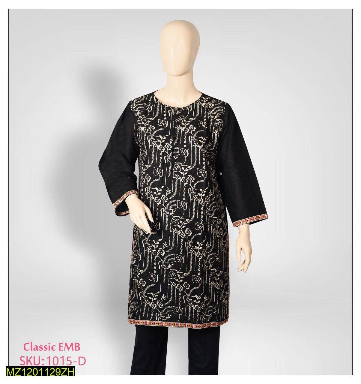 Ladies Embroidered Unstitched Kurti Collection  Islamabad - Pakistan 