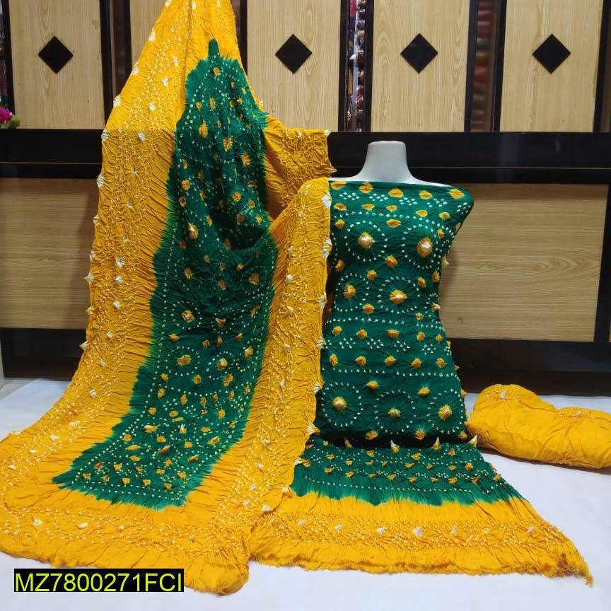 Un-Stitched Mehandi Design Lehenga for Ladies/Women Islamabad - Pakistan 