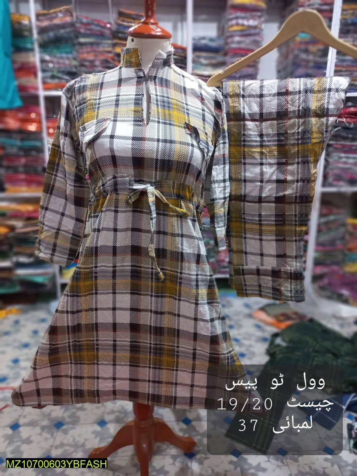 Ladies Yb Fashion Coat Syle Two Piece Clothes Islamabad - Pakistan 